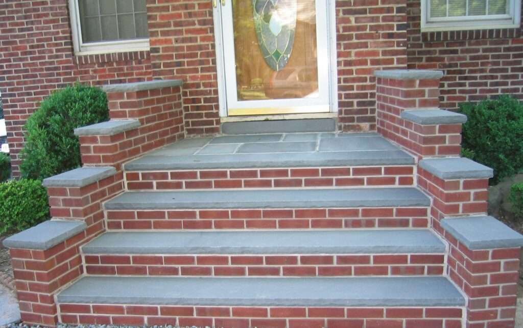 Brick masonry step Chagrin falls