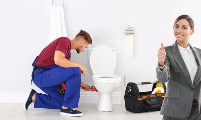 free toilet installation