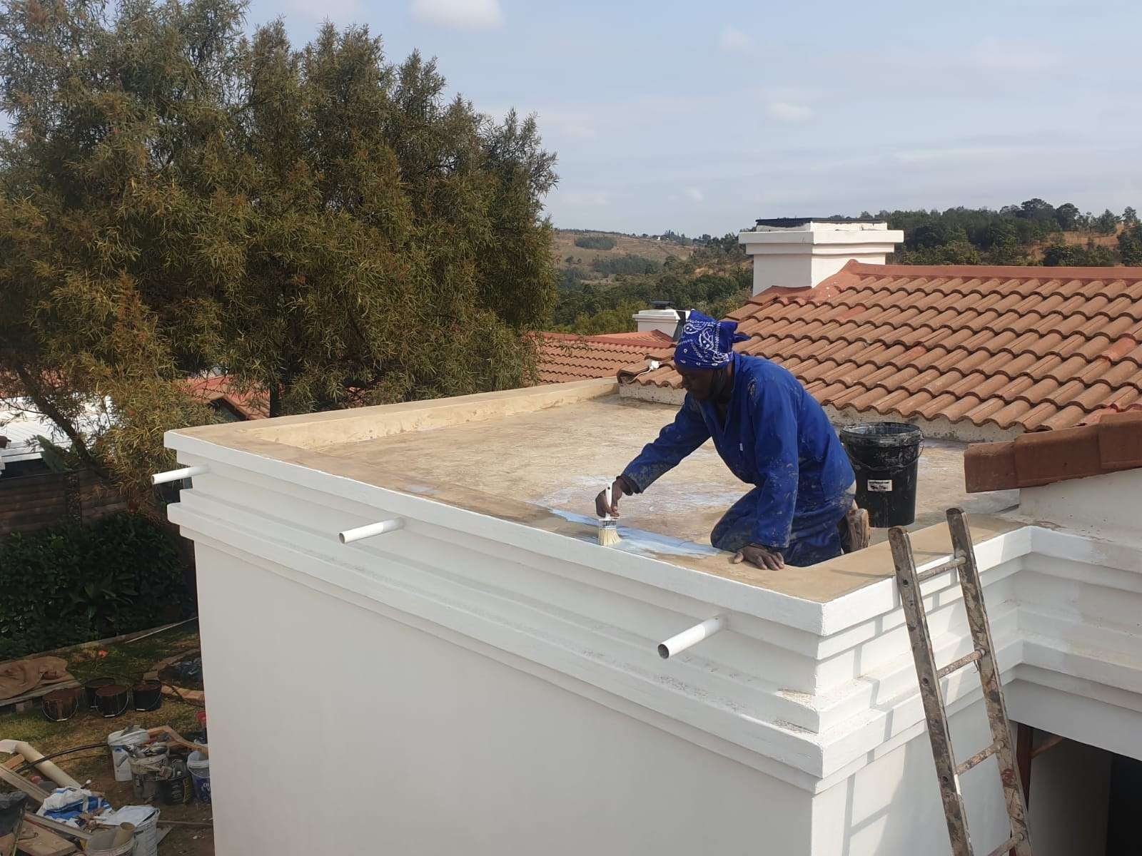 Concrete roof slab treated with GapSel primer from Seal Extreme Concrete roof slab treated with GapSel primer from Seal Extreme