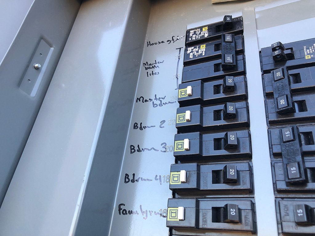 main circuit breaker