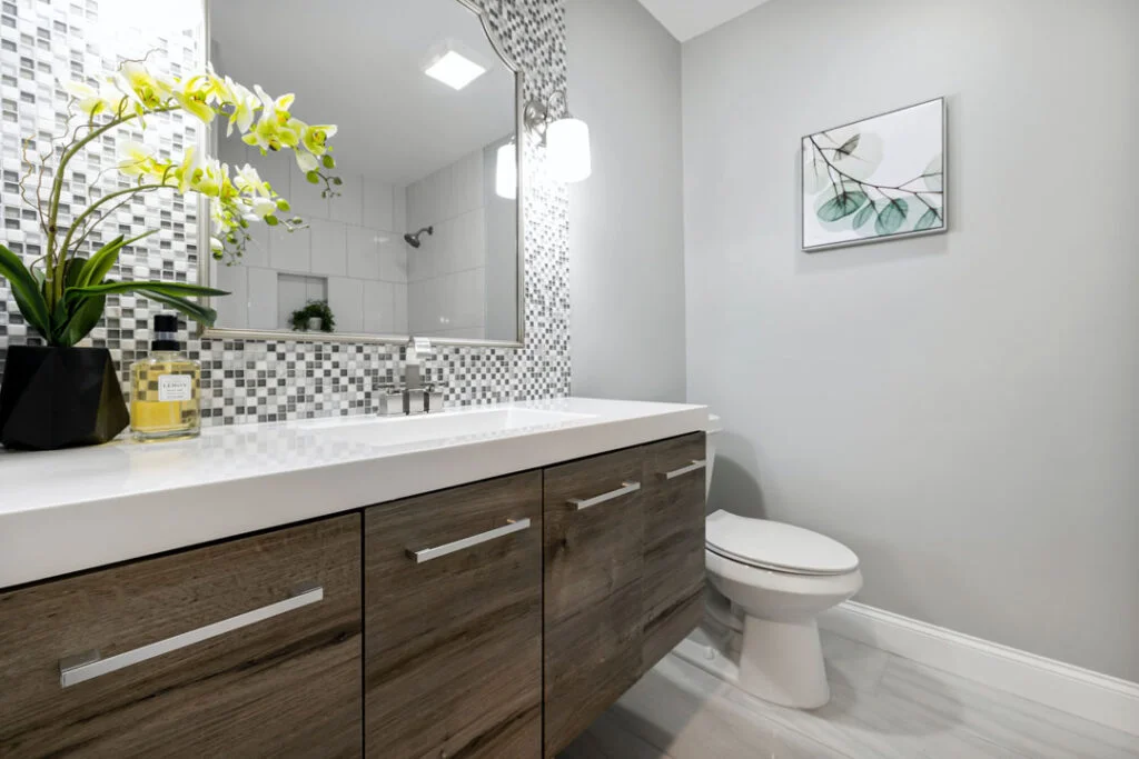 modern bathroom vanity powder room makeover 1024x683 (1)