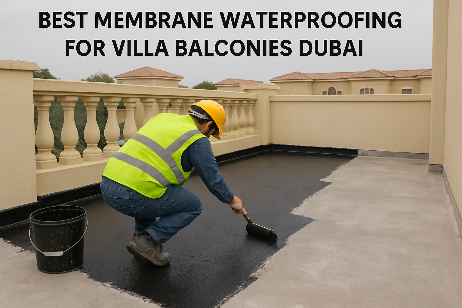 Best Membrane Waterproofing for Villa Balconies Dubai • #1 Waterproofing Company in Dubai & UAE