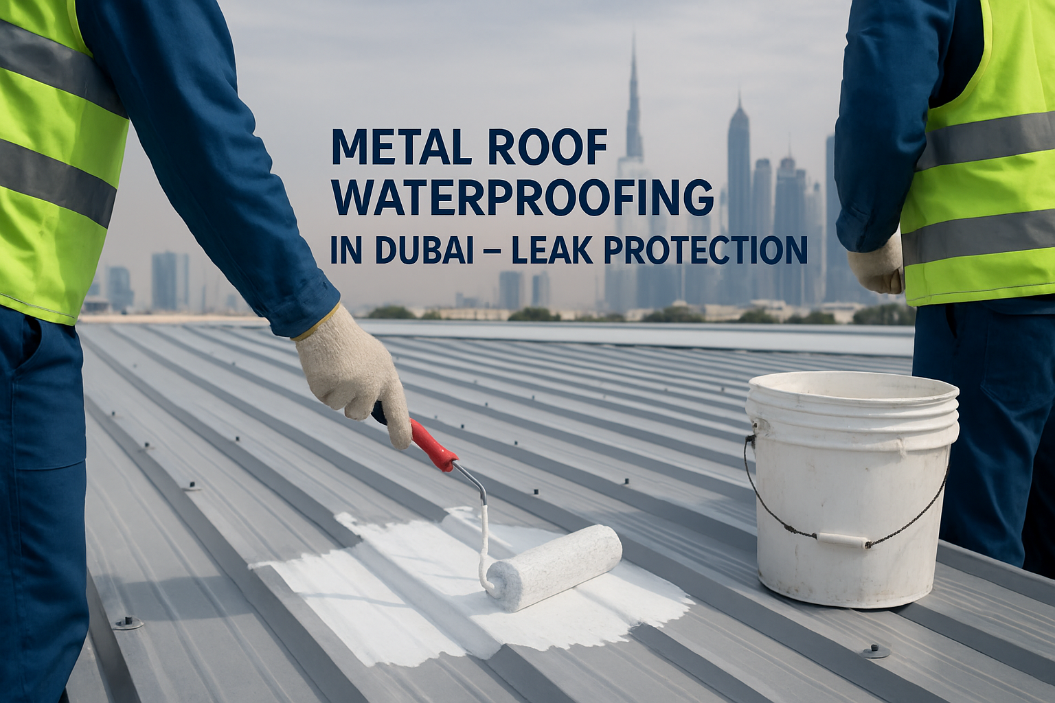 Metal Roof Waterproofing in Dubai – Leak Protection • #1 Waterproofing Company in Dubai & UAE