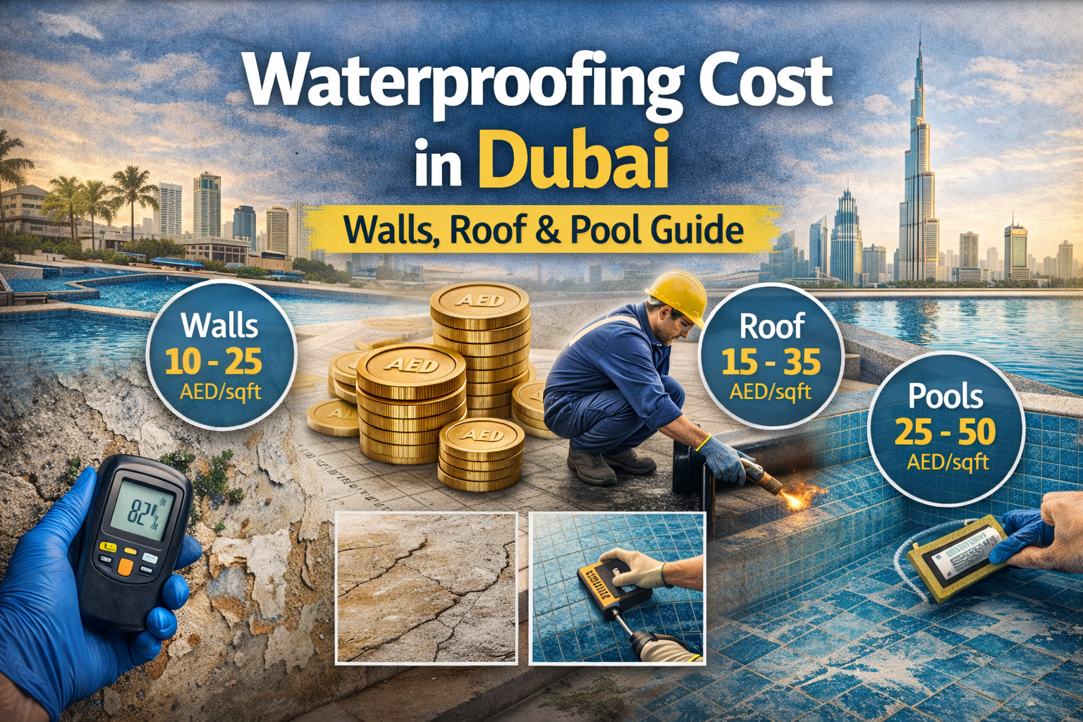 Waterproofing Cost in Dubai Walls Roof Pool Guide • #1 Waterproofing Company in Dubai & UAE